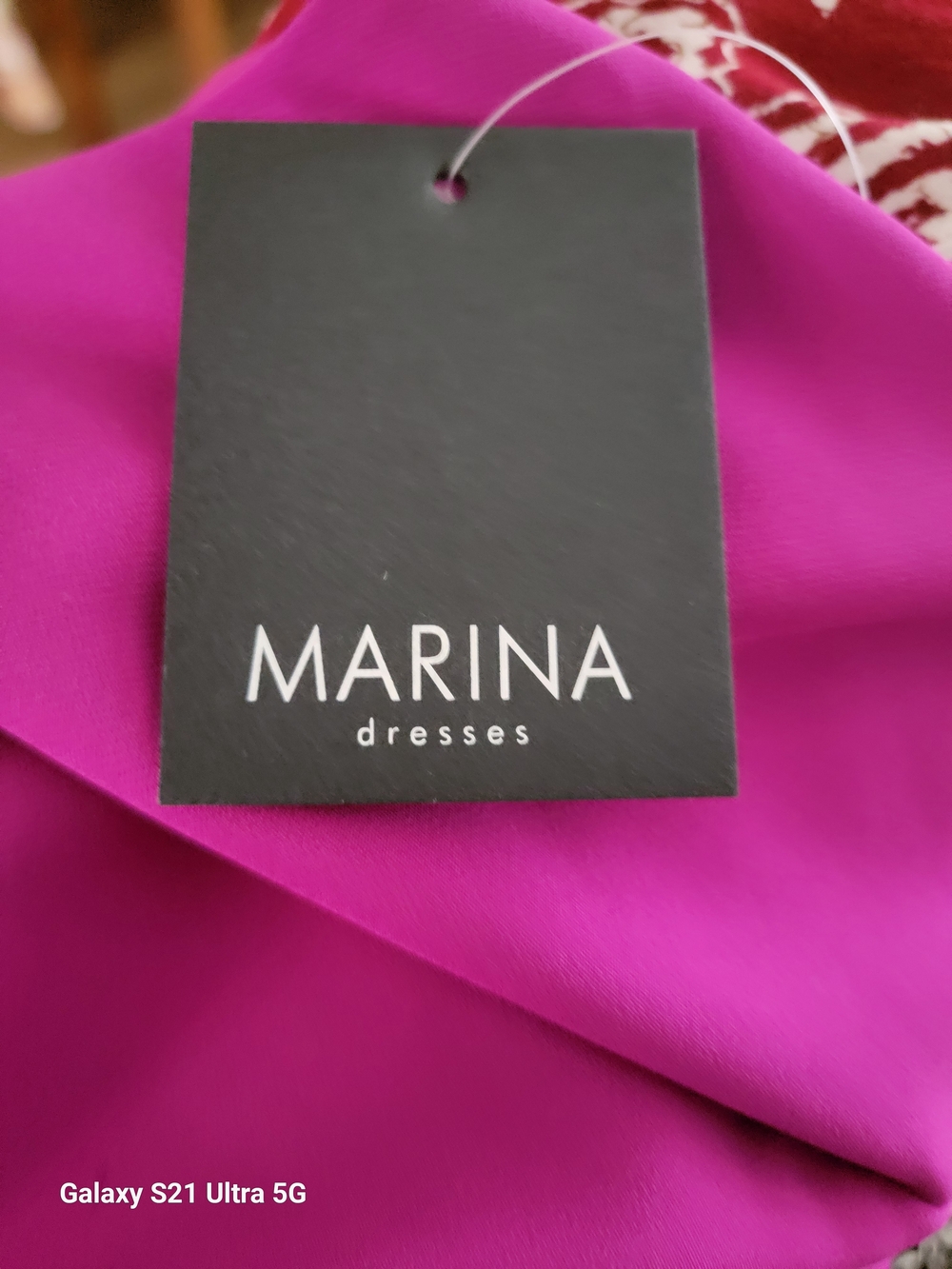 MARINA Purple Ruffle Midi Dress - Picture 8 of 8